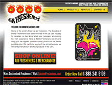 Tablet Screenshot of bombfresheners.com